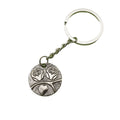 Metal Round Owl Keychain Bag Charm Key Ring Gift view 5