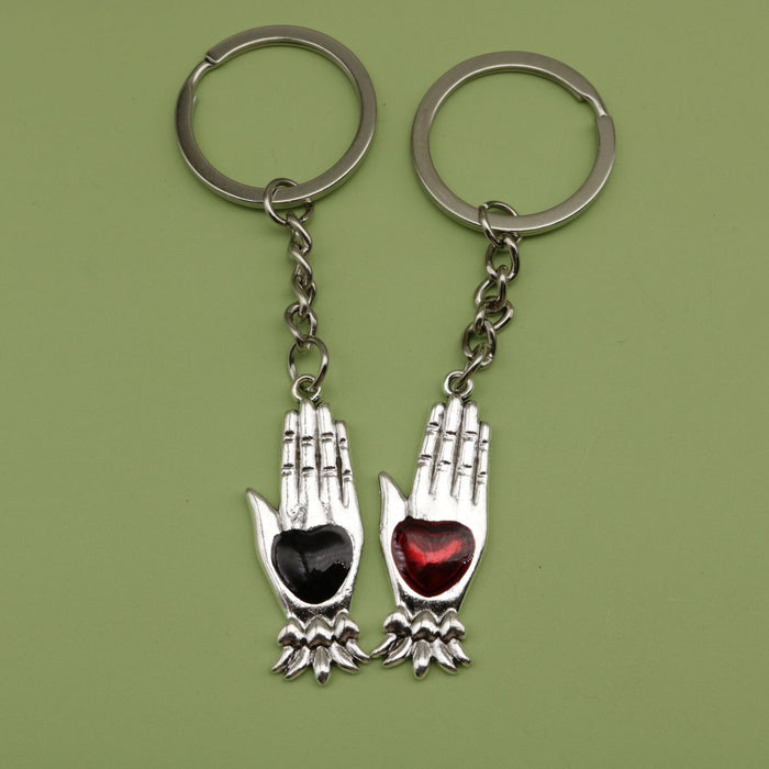 Metal Hand Palm Keychain For Bag Charm Gift