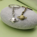 Zinc Alloy Simple Planet Keychain Bag Charm Gift view 4
