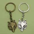 Metal Minimalist Fox Keychain Bag Charm Gift Accessory view 1