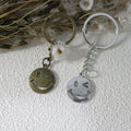 Zinc Alloy Smiley Face Keychain For Bag Charm Gift view 3