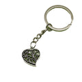 Zinc Alloy Heart Keychain Key Ring Bag Charm Gift view 5
