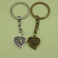 Zinc Alloy Heart Keychain Key Ring Bag Charm Gift view 1