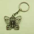 Zinc Alloy Butterfly Shape Keychain Bag Charm Gift view 6