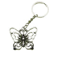 Zinc Alloy Butterfly Shape Keychain Bag Charm Gift view 5