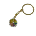 Metal Rainbow Lemon Keychain Bag Charm view 5