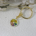 Metal Rainbow Lemon Keychain Bag Charm view 3