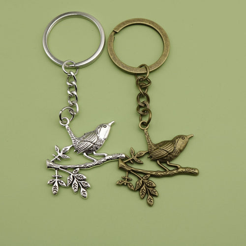 Metal Magpie Keychain Bag Charm