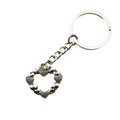 Zinc Alloy Minimalist Heart Keychain Bag Charm Gift (5062) view 5