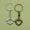 Zinc Alloy Minimalist Heart Keychain Bag Charm Gift (5062) view 1