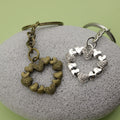 Zinc Alloy Minimalist Heart Keychain Bag Charm Gift (5062) view 4