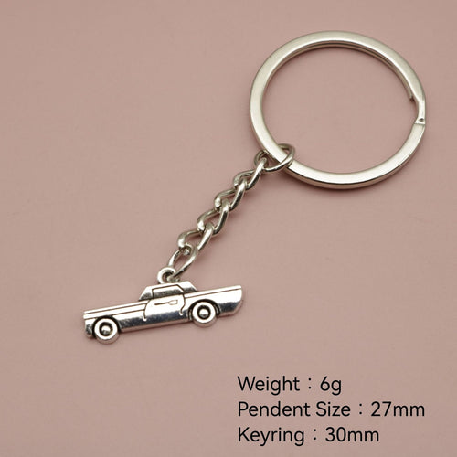 Metal Minimalist Car Keychain Key Ring Gift