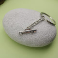Metal Minimalist Car Keychain Key Ring Gift view 4