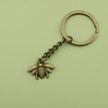 Zinc Alloy Bee Keychain Cute Bag Charm Gift view 6