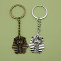 Metal Pharaoh Keychain Bag Charm for Keys and Gifts view 1