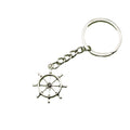 Metal Ship Wheel Keychain Key Ring Gift view 5