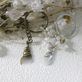 Zinc Alloy Conch Shell Keychain Ocean Bag Charm view 3