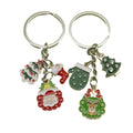 Zinc Alloy Simple Christmas Keychain Holiday Gift Key Ring view 5