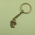Metal Simple Horse Head Keychain Bag Charm Gift – Antique Copper view 6