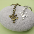 Metal Minimal Snowman Keychain Bag Charm Wholesale Gift view 4