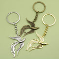 Zinc Alloy Phoenix Bird Keychain Bag Charm Gift view 1
