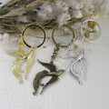 Zinc Alloy Phoenix Bird Keychain Bag Charm Gift view 3