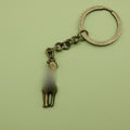 Zinc Alloy Simple Deer Shape Keychain Bag Charm Gift Accessory view 6