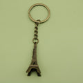 Metal Eiffel Tower Keychain Bag Charm – Antique Copper view 1