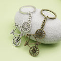 Zinc Alloy Minimalist Bicycle Keychain Bag Charm Key Ring view 4