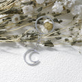 Metal Crescent Moon Shape Keychain Bag Charm Gift view 3