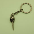 Metal Skull Bird Head Keychain Bag Charm view 6