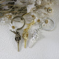 Metal Skull Bird Head Keychain Bag Charm view 3