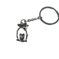 Zinc Alloy Cute Flower Owl Keychain Bag Charm Gift view 5