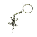 Metal Simple Gecko Lizard Keychain Bag Charm view 5
