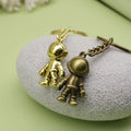 Zinc Alloy Simple Astronaut Keychain For Bag Charm Gift view 4