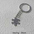 Zinc Alloy Friendship Puzzle Keychain For Bag Charm Gift view 2