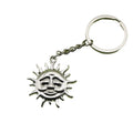 Metal Sun Keychain Simple Fashion Bag Charm Gift view 5