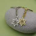 Metal Hexagram Keychain Bag Charm view 4