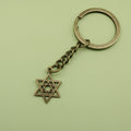 Metal Hexagram Keychain Bag Charm view 6
