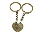 Alloy Heart Friend Keychain Bag Charm view 5