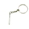 Metal Minimalist Baseball Bat Keychain Bag Charm view 5