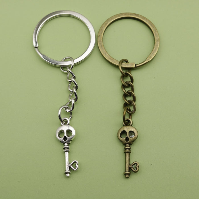 Metal Skull Keychain Bag Charm (2602)