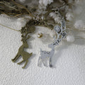 Metal Deer Keychain Bag Charm view 3