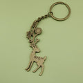 Metal Deer Keychain Bag Charm view 6