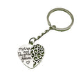 Metal Heart Letter Pendant Keychain Romantic Key Ring Gift view 5