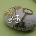 Zinc Alloy Simple Road Bike Keychain Key Ring Gift view 3