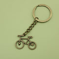 Zinc Alloy Simple Road Bike Keychain Key Ring Gift view 6