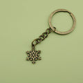 Zinc Alloy Snowflake Keychain for Bag Charm Gift view 6