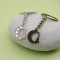 Metal Moon And Eiffel Tower Keychain For Bag Charm Gift view 4