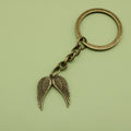 Zinc Alloy Wing Keychain For Bag Charm Gift view 6